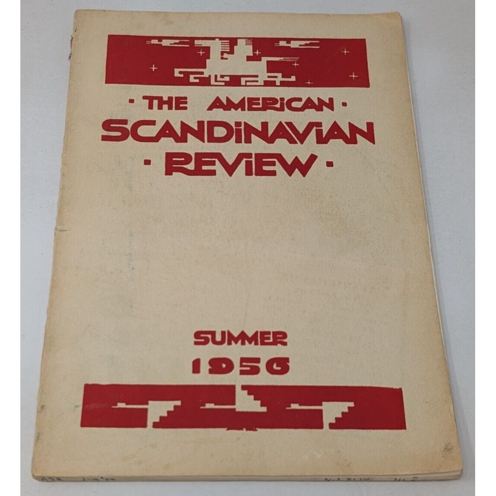 The American Scandinavian Review 1956 Eskimo Poems History Journal Book Vintage